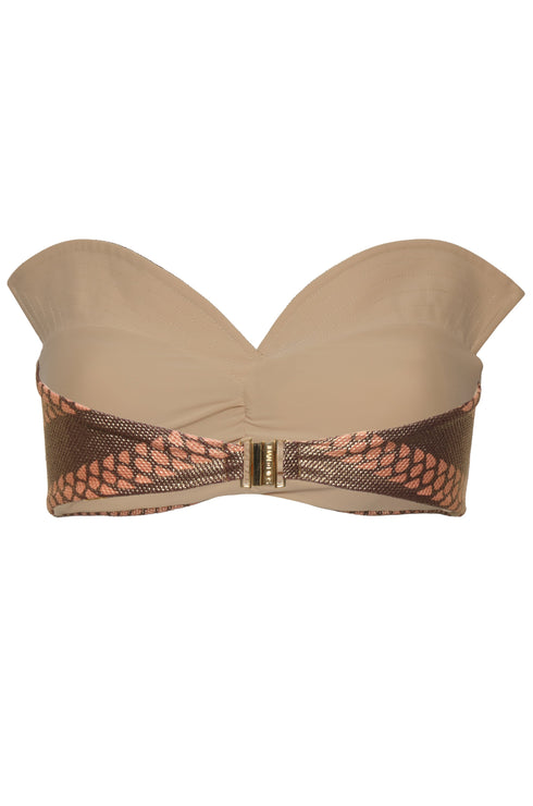 Victoria Top / Gold - Nude